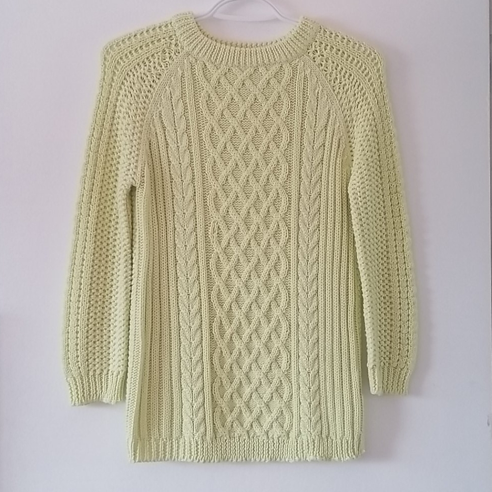 Yellow Knit Sweater